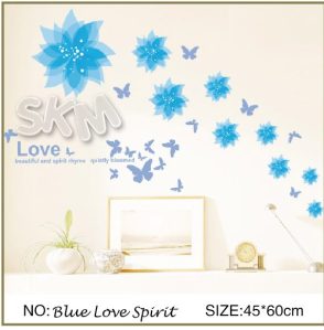 Blue Love Spirit 40 x 60 Transparant